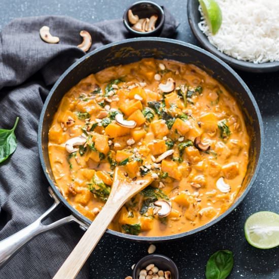 Thai Butternut Squash Curry - Recipe photo by currytrail