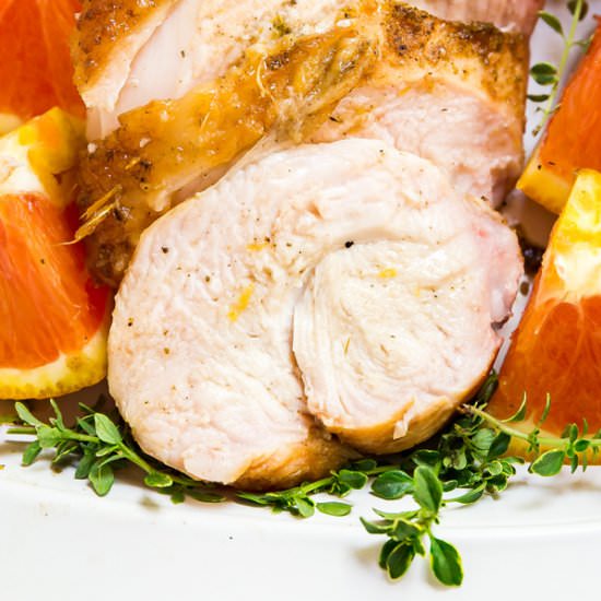 Citrus Brown Sugar Smoked Turkey - Recipe photo by Thelifejolie