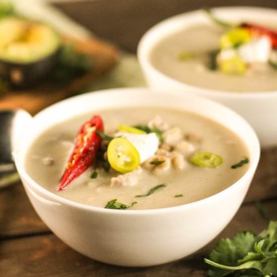 Keto Instant Pot Chicken Chili - Recipe photo by tessadomesticdiva