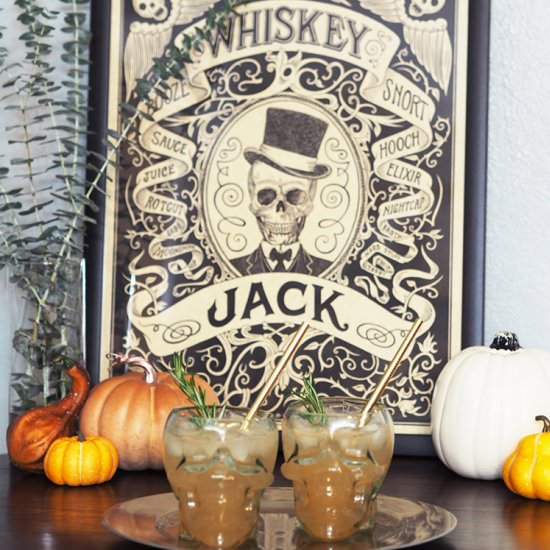 Whiskey Jack – A Halloween Cocktail - Recipe photo by Kasie Chelanne
