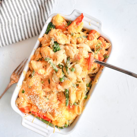 Super Vegetable Mac n' Cheese - Recipe photo by atasteofwellbeing