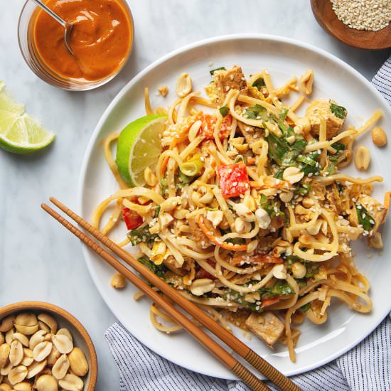 Tofu Pad Thai Salad - Recipe photo by PicklesNHoney