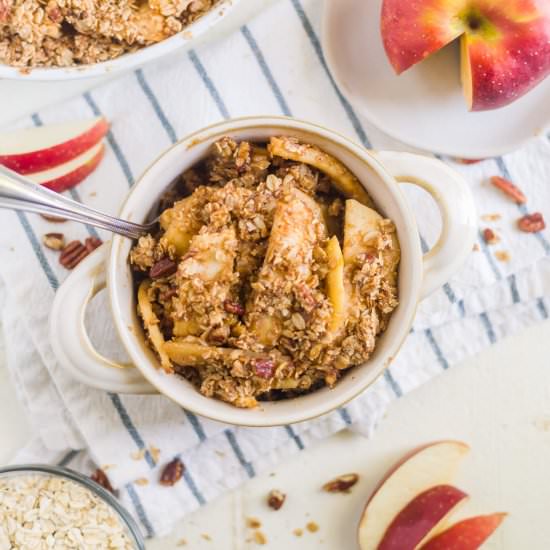Healthy Apple Crisp - Recipe photo by WhatMollyMade