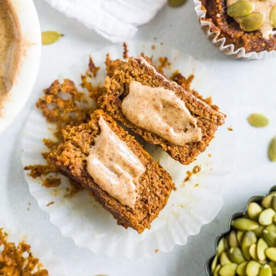 Low Carb Pumpkin Muffins - Recipe photo by WhatMollyMade
