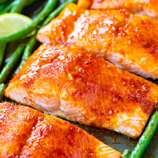 Brown Sugar Baked Salmon - Recipe photo by inspiredtaste