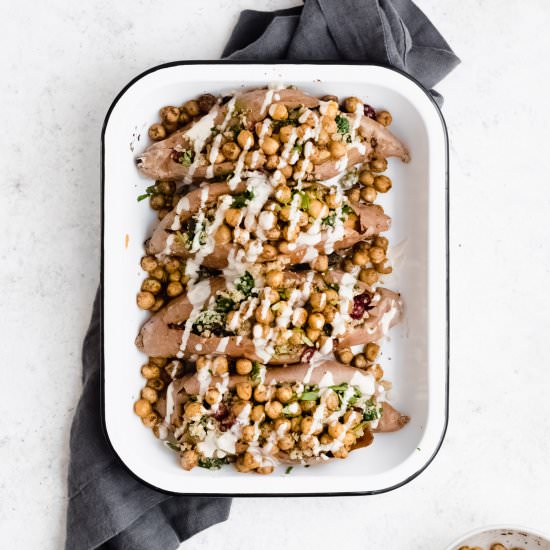 Mediterranean Quinoa Sweet Potatoes - Recipe photo by wellfedsoul
