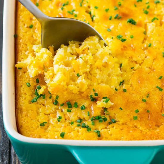 Corn Pudding - Recipe photo by dinneratthezoo