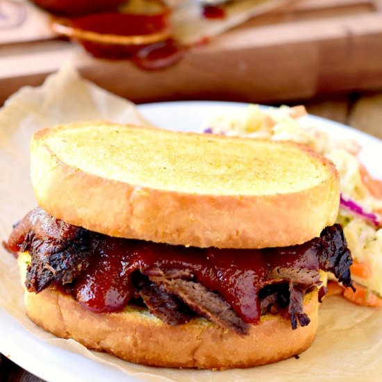 Slow Cooker "Smoked" Brisket - Recipe photo by BobbisKozyKitchen
