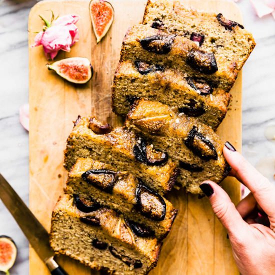 ALMOND FLOUR LOAF CAKE - Recipe photo by Cotter Crunch