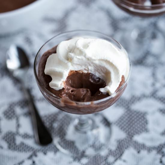 Creamy Milk Chocolate Pudding - Recipe photo by littlebitrecipes