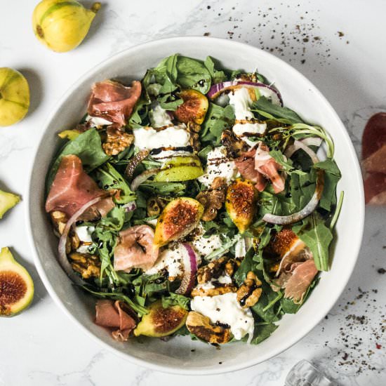Fig and Arugula Salad - Recipe photo by KitchenCartographer