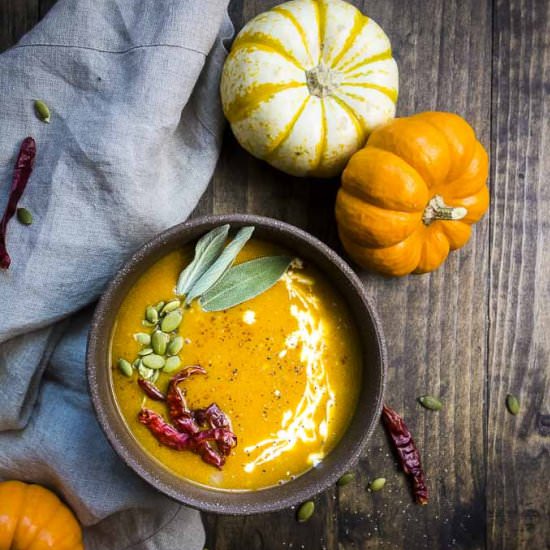 Coconut Curry Pumpkin Soup - Recipe photo by Went Here 8 This