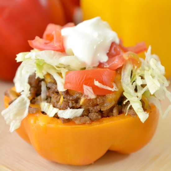 Keto Stuffed Bell Peppers - Recipe photo by momsreview4you