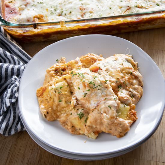 Million Dollar Ravioli Lasagna - Recipe photo by TheSaltyMarshmallow