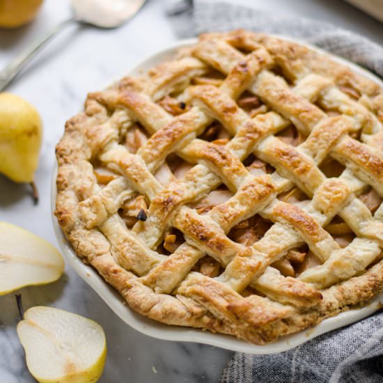 Pear Pie - Recipe photo by butteredsideup