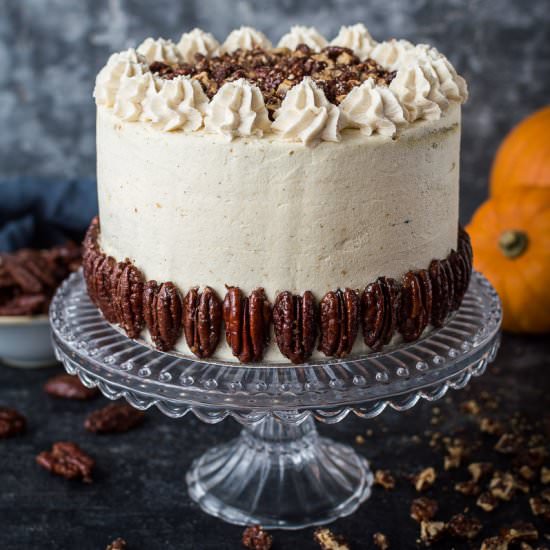 Vegan Pumpkin Cake - Recipe photo by Domestic Gothess