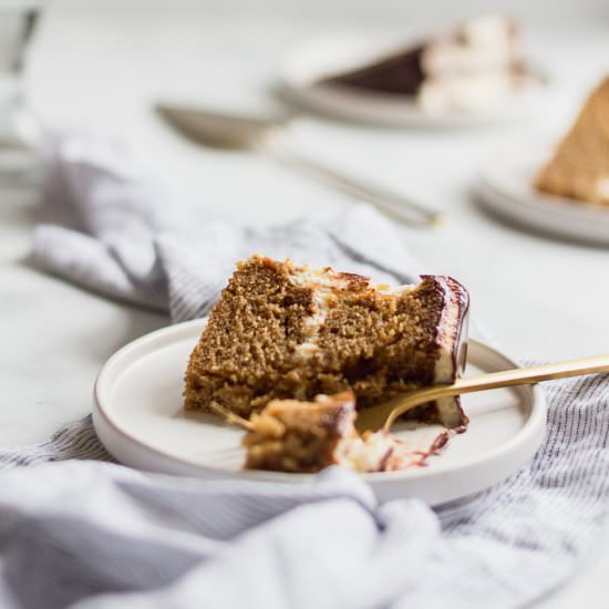 Maple Stout Cake with Mascarpone - Recipe photo by foodandtable