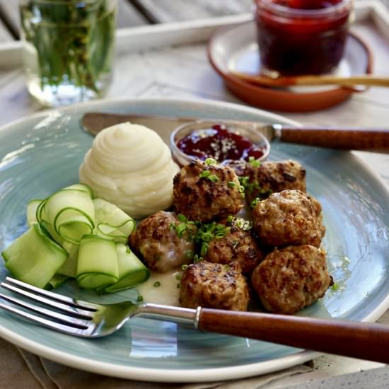 Authentic Swedish Meatballs - Recipe photo by simmerandsauce