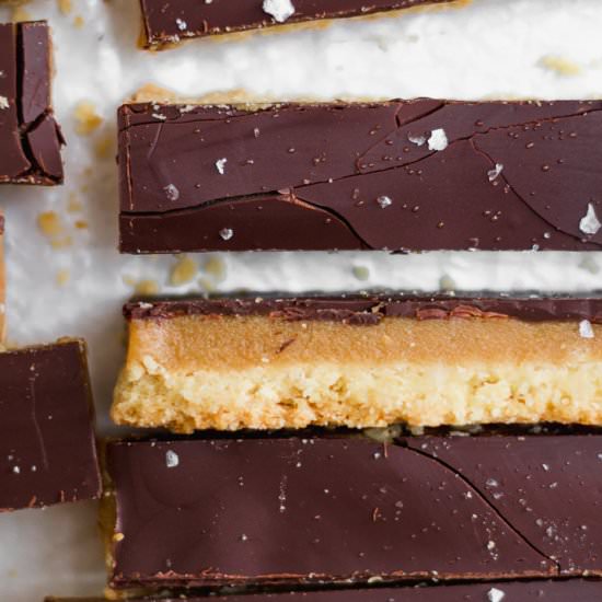 Salty Millionaire's Shortbread - Recipe photo by foodandtable