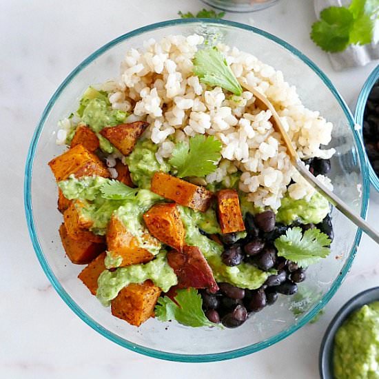 Sweet Potato Black Bean Meal Prep - Recipe photo by its_a_vegworld_afterall