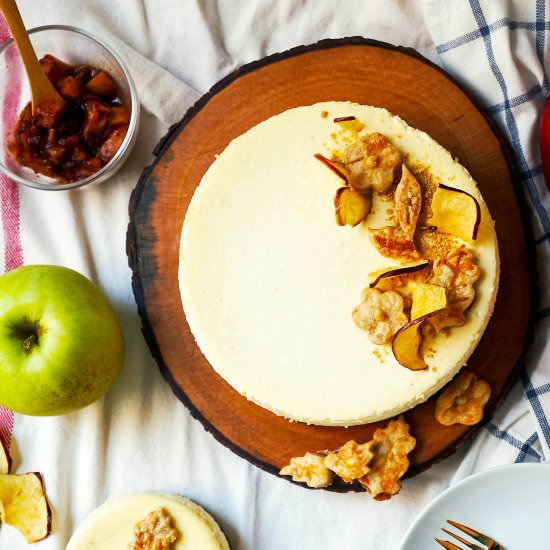 Apple Pie Cheesecake - Recipe photo by misshangrypants