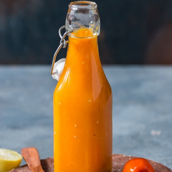 Mango Habanero Hot Sauce - Recipe photo by currytrail