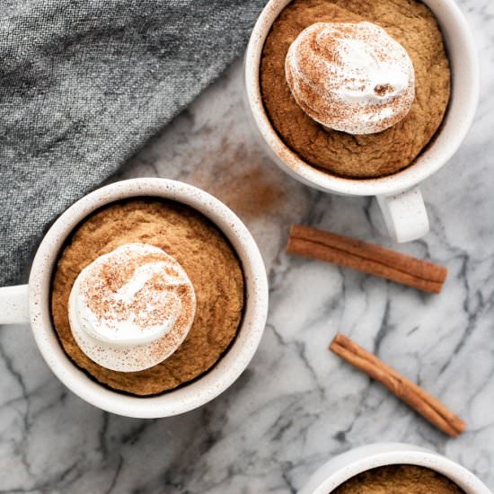 Keto Pumpkin Pie Mug Cake - Recipe photo by realbalanced