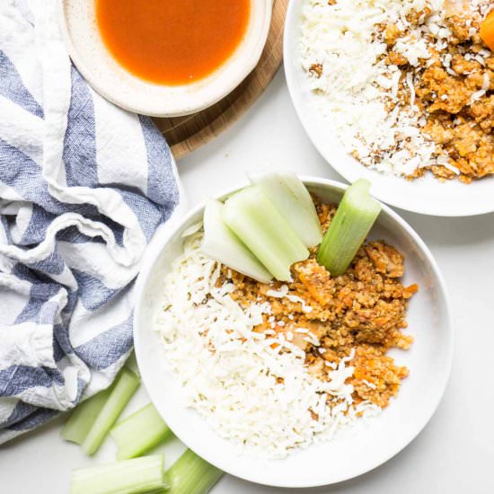 Instant Pot Buffalo Chicken Quinoa - Recipe photo by Smart Nutrition