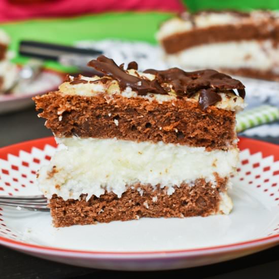 Chocolate coconut cake - Recipe photo by suncakemom