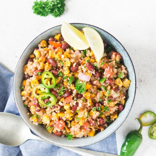 Mexican Quinoa Salad - Recipe photo by currytrail