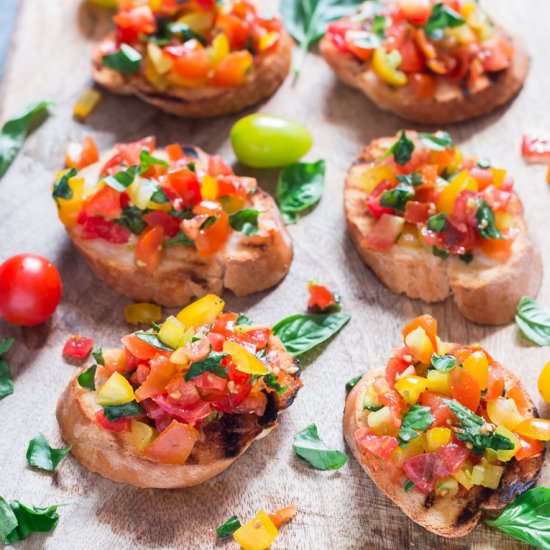 Garden Fresh Tomato Bruschetta - Recipe photo by currytrail