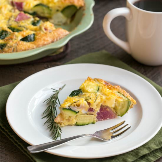 Crustless Quiche - Recipe photo by littlebitrecipes