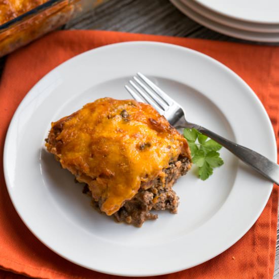 Bacon Cheeseburger Casserole - Recipe photo by littlebitrecipes
