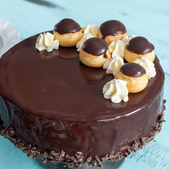 Profiterole Cake - Recipe photo by Home Cooking Adventure
