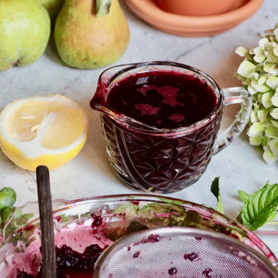 Blackberry Syrup - Recipe photo by foodgalleygab