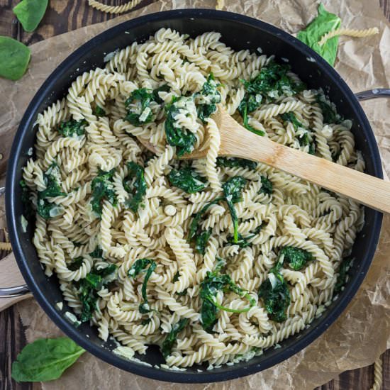 Spinach Pasta - Recipe photo by homebakedbliss