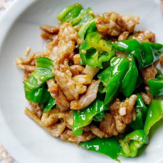 Pork and Pepper Stir Fry - Recipe photo by elaineluo