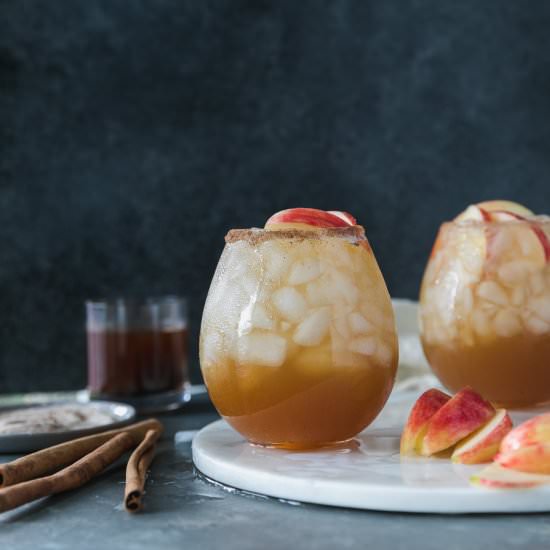 Apple Pie Bourbon Fizz - Recipe photo by Spices in my DNA