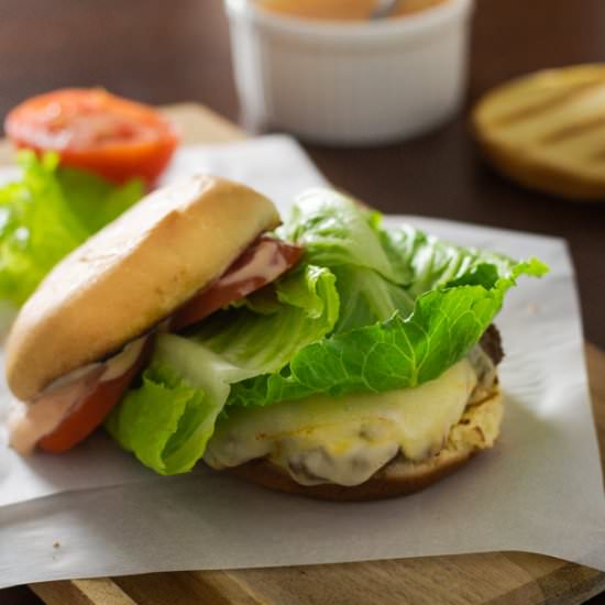 The Perfect Burger - Recipe photo by ambslovesfood