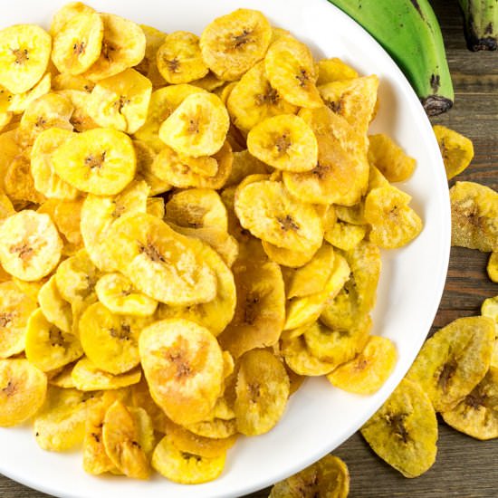 Homemade Plantain Chips - Recipe photo by Precious Core