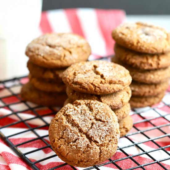 Old Fashioned Gingersnap Cookies - Recipe photo by Grits and Pinecones