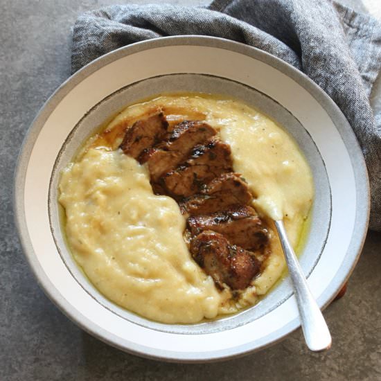 Roasted Pork Tenderloin & Polenta - Recipe photo by marilenaskitchen