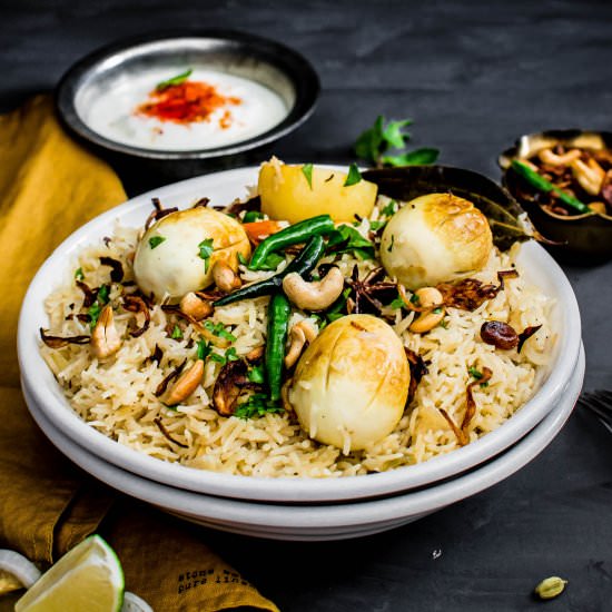 Indian Egg Pulao (Anda Pulao) - Recipe photo by Gastronomic Bong