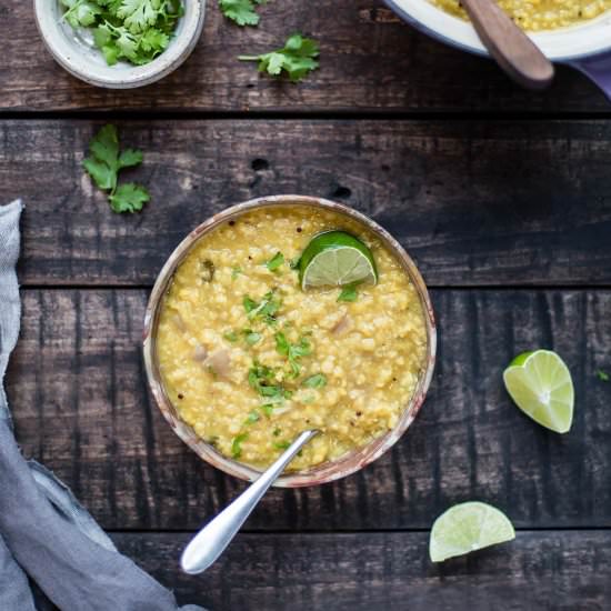 Instant Pot Yellow Dal - Recipe photo by forageddish
