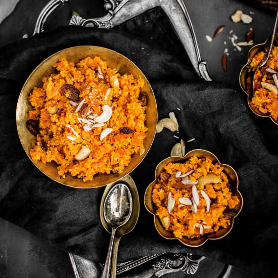 Gajar ka Halwa (Carrot Pudding) - Recipe photo by Gastronomic Bong