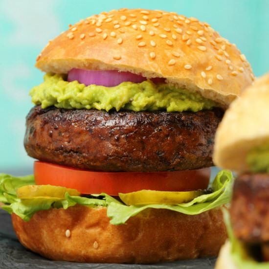 Vegan Black Bean Burgers - Recipe photo by lovingitvegan