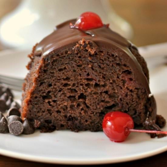 Chocolate Cherry Cake - Recipe photo by Small Town Woman