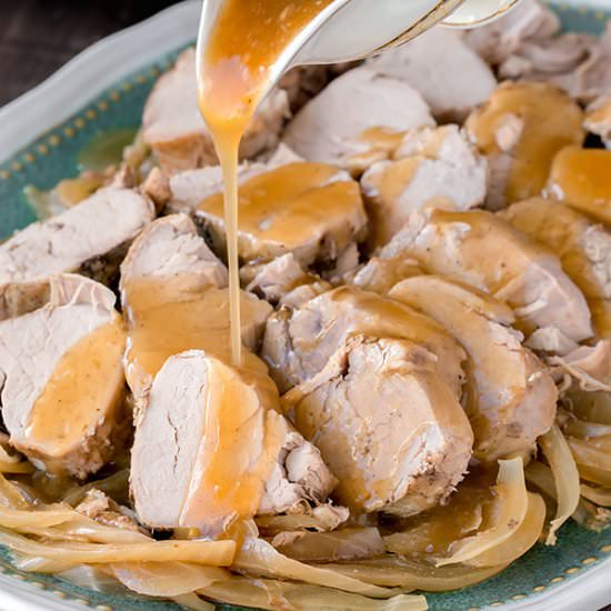 Slow Cooker Spicy Pork Loin - Recipe photo by BusyCooks