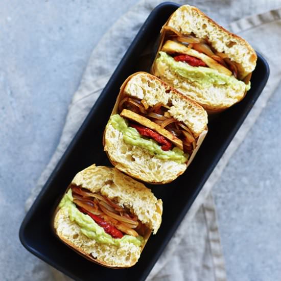 HEARTY VEGAN TOFU SANDWICH - Recipe photo by BrightBird