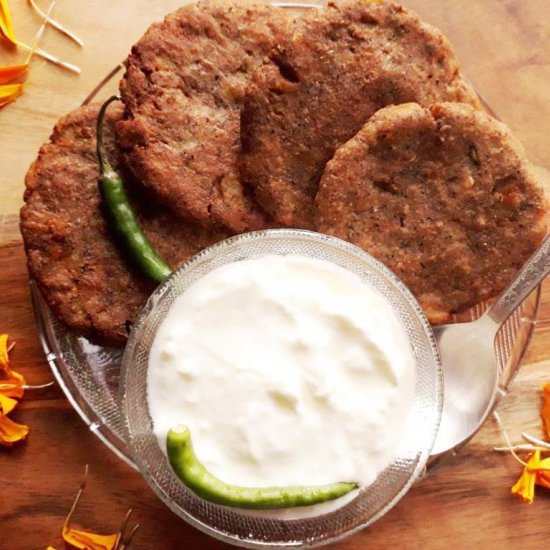 Kuttu Aloo Tikki - Recipe photo by My Dainty Kitchen